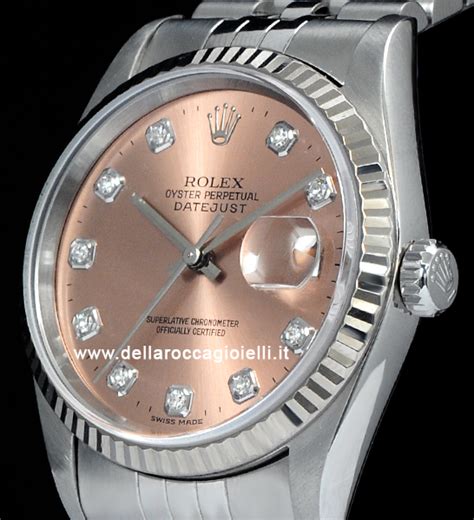 rolex quadrante rosa con brillanti|Acquista Rolex Datejust Diamanti su Chrono24.